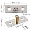 sourcingmap 49mmx16mm 8mm Shaft Diamter Stainless Steel Lower Guide for