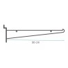 EXH Mensula Gancho Panel Ranurado Exhibipanel Blister 30cms 30pz