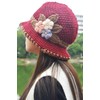 KEYDUACU French Thicken Women's Flowers Knitted-Woolen-Hat Fashion Beanie-Hat Lady Crochet-Bucekt-Hat