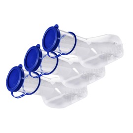 Medi-Inn Urine Bottle PC for Men Clear | 1 Litre Capacity | Autoclavable | Pack of 3