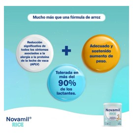 Novamil Rice 400G De 0 a 36 meses.
