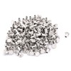 200 Pcs M4 x 6mm Aluminum Flat Head Semi-Tubular Rivets