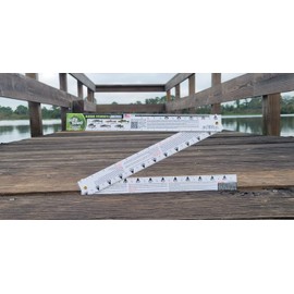 Salty Bones Alabama Freshwater Lawstick - 36" Folding Fishing Ruler - Made in The USA - Newest Version