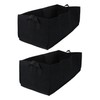 NOLITOY 2pcs Grow Bag Fabric Vegetable Grow Pot Bags Rectangular
