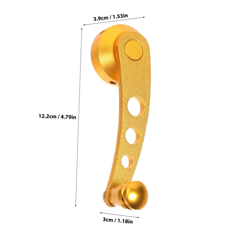 ULTECHNOVO Aluminum Alloy Car Window Handle Replacement Easy Installation Auto