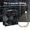 Richer-R Antminer Fan Cooler, 3A 7000 RPM Wind Cooling Computer