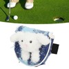 Golf Putter Cover Cute Magnetic Protective Headcover Thickened Fluff Tassels
