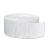 FR Festive Crepe Streamer (white) Party Accessory (1 count) (1/Pkg)