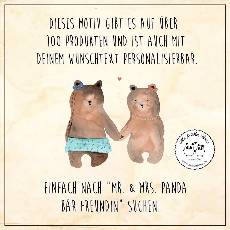 Mr. & Mrs. Panda S Makeup Bag Bear Girlfriend, White,