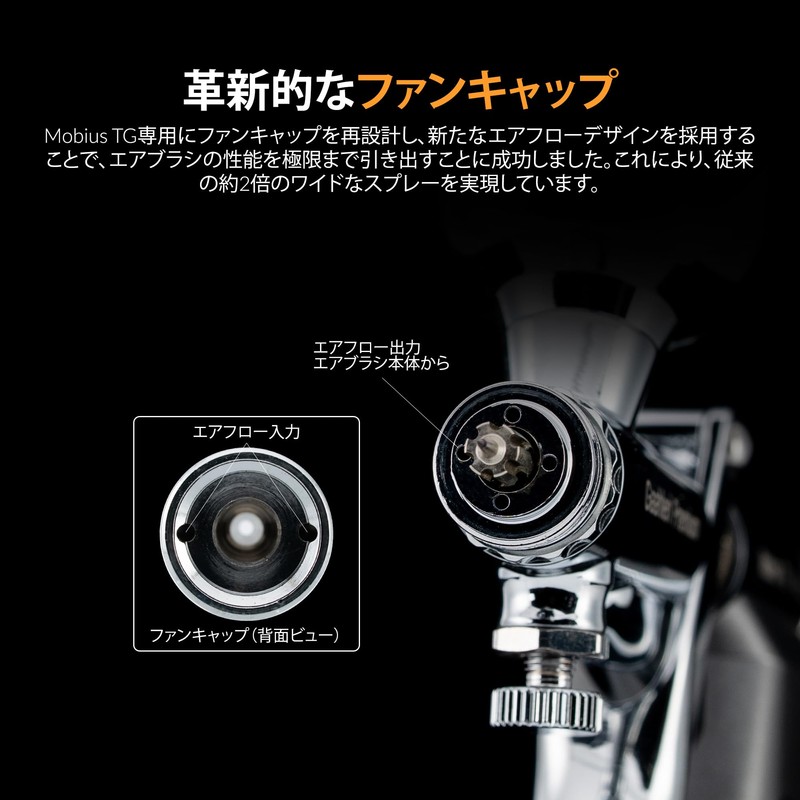 Gaahleri Airbrush Double Action Premium Series Mobius-TG Kenji (Self-Centering Insertion