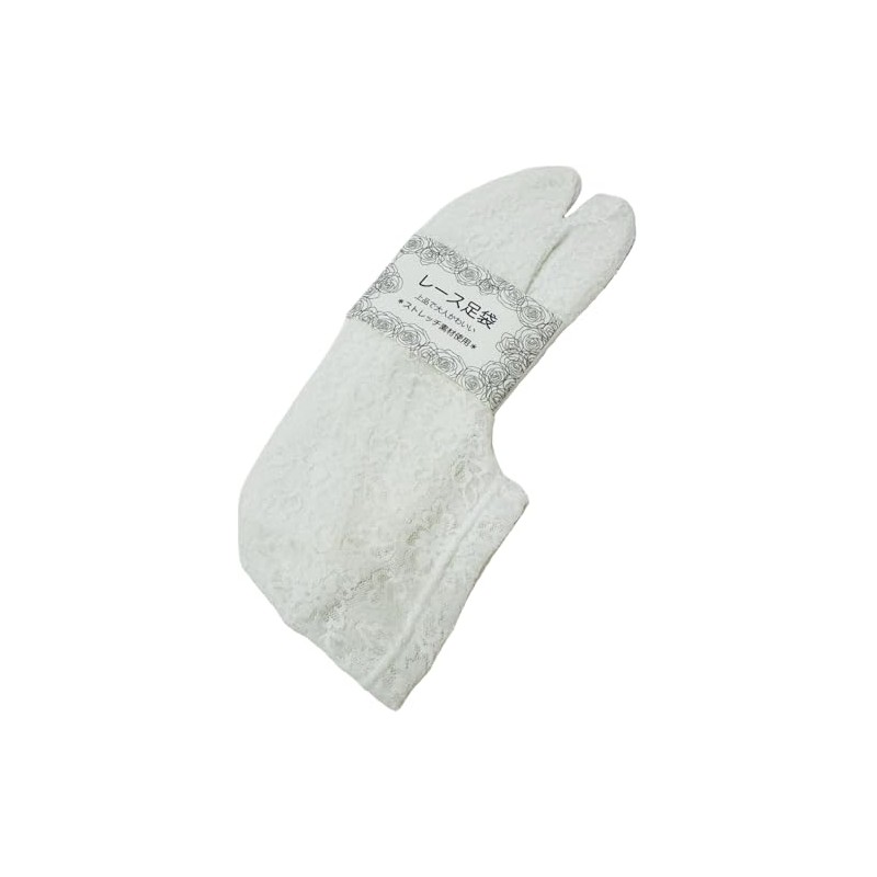 MiAn Stretch Lace Tabi Socks, 8.7 - 9.8 inches (22