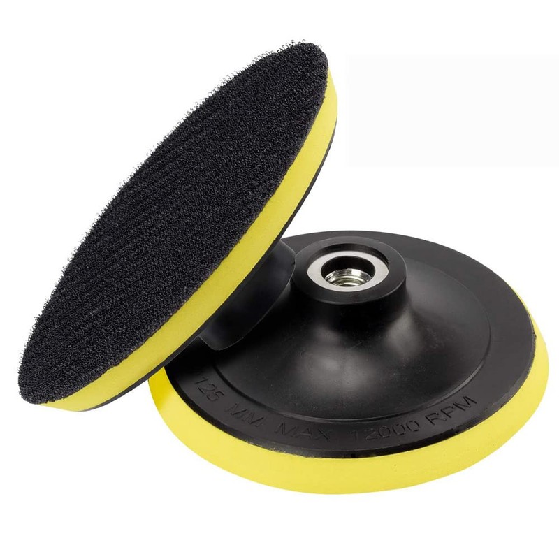 Eyech 2Pcs 5 Inch Hook and Loop Backing Pad Sanding