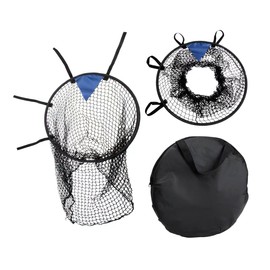 KVMORZE 2 Pcs Top Bins Soccer Target with Carry Storage Bag, Soccer Training Net Corner Soccer Train Goal for Ball Football Shooting Accuracy Practice Equipment, Easy to Attach and Detach (Black)