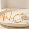 KKR 14K Gold Earrings for Women Statement 14K Gold Hoop
