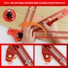 Zxfuture Woodworking Scriber Marking Line Ruler, T Type Woodworking Ruler
