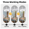 Peaoop Silent Socket Fan Light - Screw-in Ceiling Fan Light
