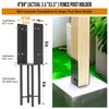 Wocepu 2 Pack Heavy Duty Stainless Steels U-Shape 4"x4"(Actual 3.5"x3.5")