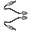 2PCS Rear Brake Line Left and Right 1K0611763E 1K0611763F Replacement