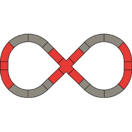 K-Line by Lionel SuperStreets Figure 8 Expander Pack