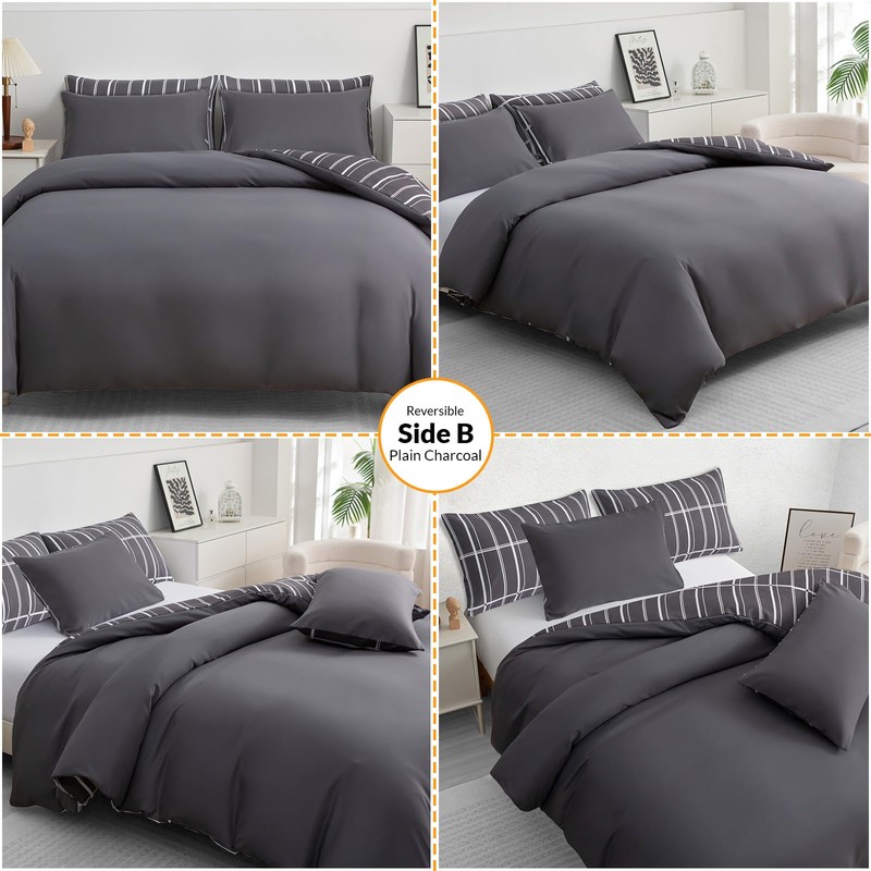 Pamposh Single Duvet Cover Set - Premium Brushed Microfiber Duvet