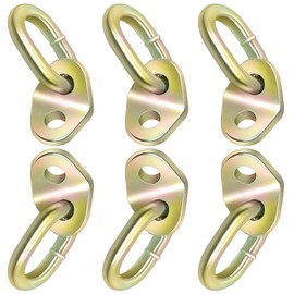 7100 Engine Lift Bracket 5500 lb Capacity Engine Lifting Brackets, Engine Support bar for Using with Engine Hoist Leveler and Lifting Sling Rigging Engine Stand (Gold, Pack 6)