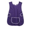 BILMASEE,s Ladies Universal Thick Cotton Blend Purple Tabard Apron, Side
