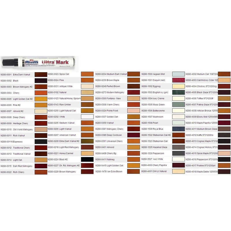 Mohawk Ultra Mark Wood Stain Touch Up Marker, Black Glaze,