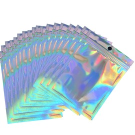 Rimikuru Aurora Zipper Bags, Set of 200, Aluminum Bags, Storage Bags, Thick, Zipper Bags, Small (3.0 x 3.9 inches (7.5 x 10 cm)