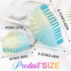CAKURE Shell Claw Clips Acrylic Blue Hair Clips Cute Hair