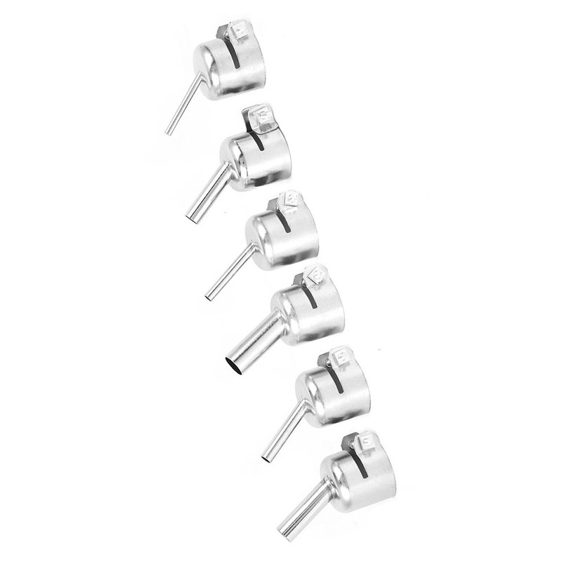 6Pcs Oblique Nozzle 850 for Hot Air Gun Soldering Desoldering