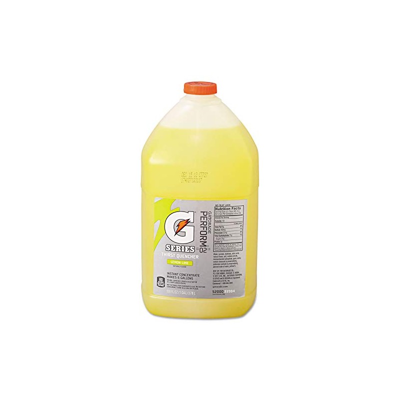 Concentrate Lemon Lime Gatorade -- 4 Count 1 Gallon