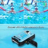 ISHARE Underwater Camera,4K 48MP 17FT Waterproof Camera for Snorkeling,Dual Screen