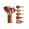 Zanetti - Juego de 5 Utensilios de Cocina de Madera