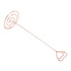 15PCS Table Number Holder 22cm Heart Shaped Iron Wire Picture