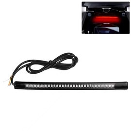 HHZL - Tira de luces LED para motocicleta, luz trasera, señal de giro, parada de freno, luces de matrícula integradas, barra de tira de luces LED flexibles de 8 pulgadas, universal para motocicleta