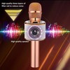 Unbranded Micrófono Q37, Rose gold - Wireless Bluetooth Karaoke Microphone