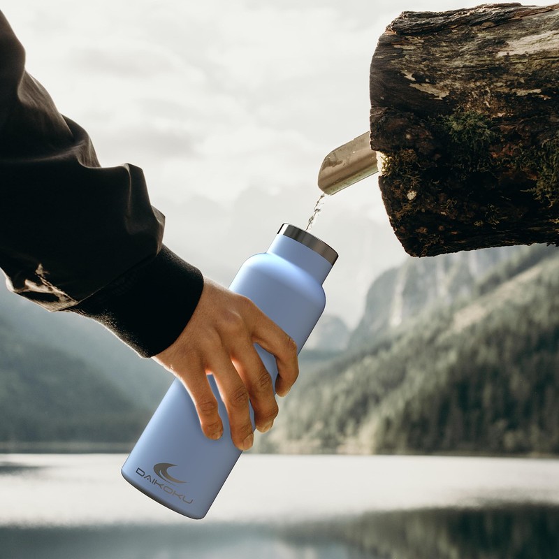 Daikoku Bottle, Doppelwandige Thermosflasche aus Edelstahl, Thermosflasche, die das Getränk