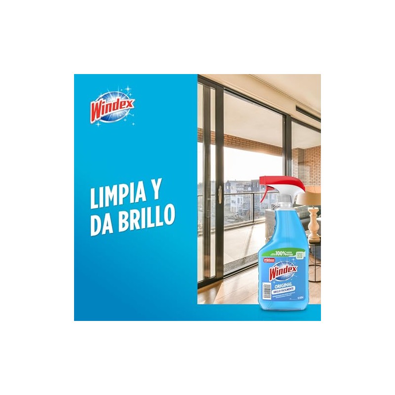 Windex Limpiador de Vidrios Atomizador 640 ml