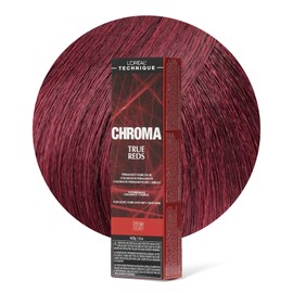 L'Oréal Technique Chroma True Reds Permanent Hair Color - Red Dye For Long-Lasting Color, For Light, Dark and Gray Hair, Cherry