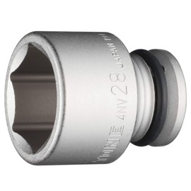 Tone HP4NV-28 Impact Socket 0.5 inch (12.7 mm) Drive (1/2 inch) Double Side Width 1.1 inches (28 mm)