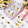 Kigley 15 Sets 2025 Graduation Keychain Bulk Funny Resin Duck
