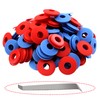 Vitonsbay 100pcs Gladhand Seals,Gladhand Silicone Grommets Gaskets with Seal Tool
