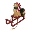 Byers Choice Dog on Sled