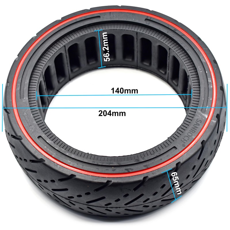 myBESTscooter - 8.5 x 2.5 Inch Solid Tyre Wheel For
