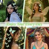 8Pcs Green Butterfly Hair Clips Fairy Halloween Hair Accessories
