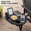 Recliner Chair Side Tray for Outdoor Relaxing – Dual Drink