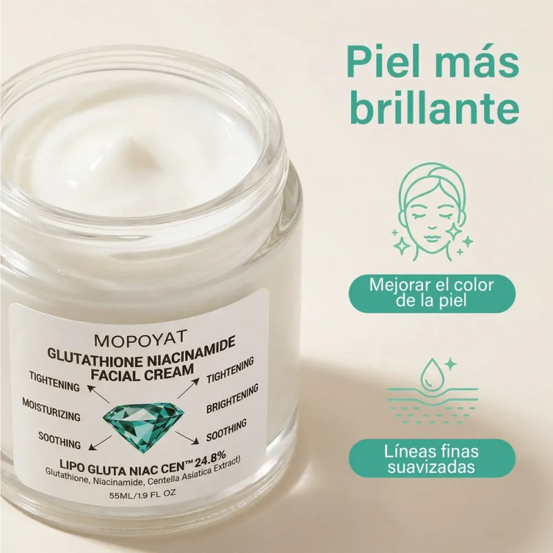Mopoyat - Glutathione Niacinamide Facial Cream Momento De
