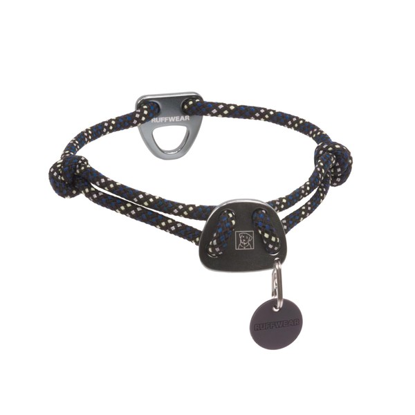 Ruffwear Knot-a-Collar Medium Dog Collar, Climbing Rope Reflective Pet Dog