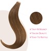 WENNALIFE Tape-In Real Hair Extensions, 55 cm, 30 g, Pack