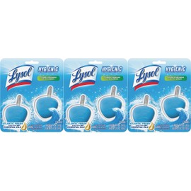 Lysol Hygienic Automatic Toilet Bowl Cleaner, Atlantic Fresh 2 ct (Pack of 3)